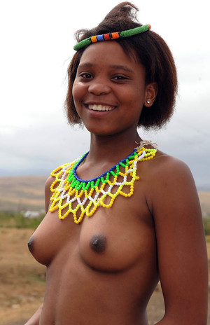 These young naked African Aboriginal